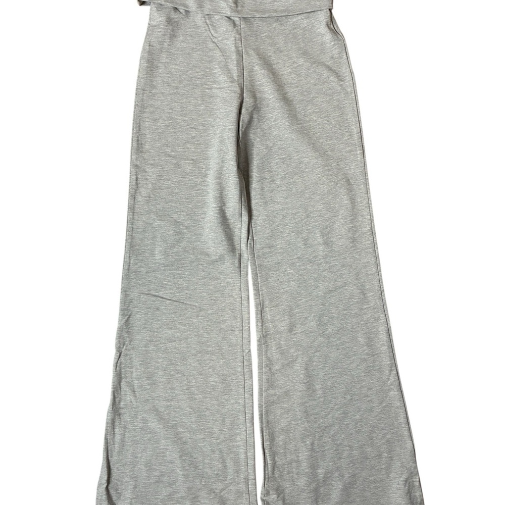 Gray Wide-Leg Pants